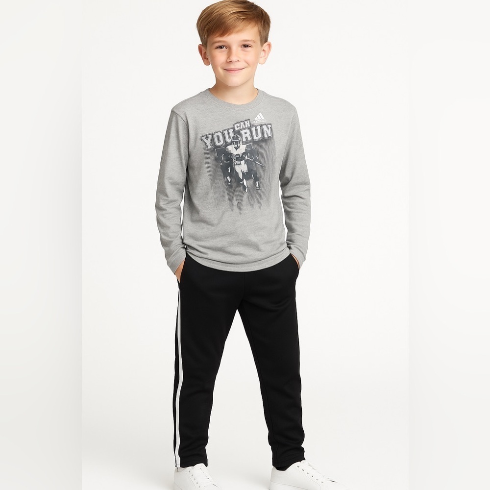 Adidas Football Long Sleeve Boys Active Shirt L